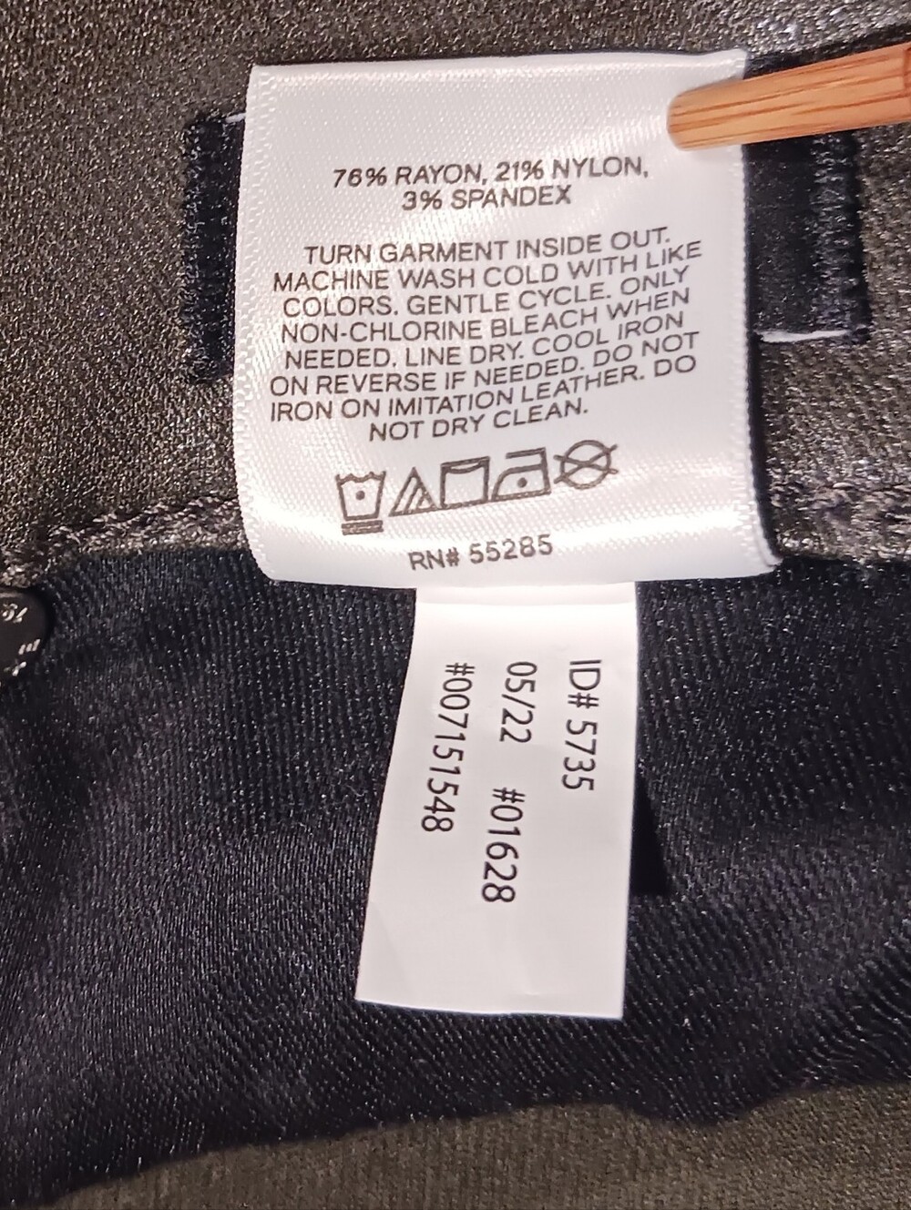 Express Skyscraper Mid Rise Metallic Coated Jeans Split Hem - Picture 10 of 10